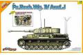 DRAGON 9105 1/35 二戰德國.陸軍Pz.Beob.Wg. IV Ausf.J四號J指揮坦克帶坦克兵人物@@