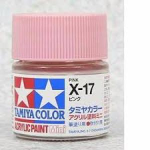 TAMIYA x-17  壓克力系水性/粉紅色(光澤) PINK 45032868