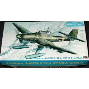 HASEGAWA 09171-JT-111 1/48 WW II德國.空軍 容克斯公司JU-87 B-2/U-4'斯圖卡'帶雪橇俯衝轟炸機