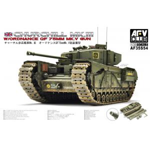 AFV CLUB 35S54 1/35 WW II英國.陸軍 '邱吉爾'MKII 75mm炮搭載型坦克