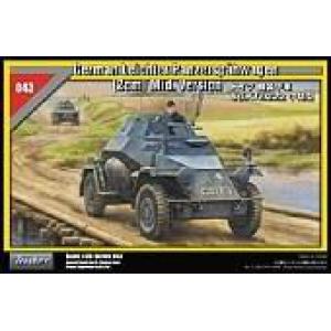 TRIATAR 35043 1/35 WW II德國.陸軍 Sd.Kfz.222中期生產型輪式裝甲車 @@