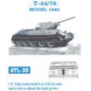 FRIULMODEL ATL-38 1/35 FRIULMODEL ATL-38 1/35 WWII 蘇軍T-34/76-1940年坦克用早期型金屬履帶