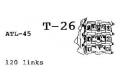 FRIULMODEL ATL-45 1/35 WW II德國.陸軍 擄獲T-26型坦克用(蘇聯陸軍 T-26輕型坦克履帶)