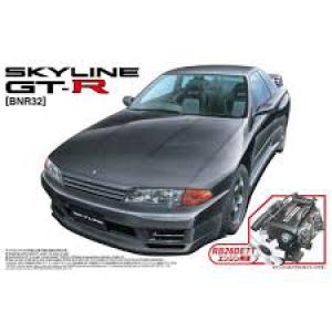 AOSHIMA 041987 1/24 日產汽車 '天際線/SKYLINE(NBR32)轎跑車/含RB26DETT引擎