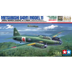 TAMIYA 61110 1/48 WW II日本.帝國陸軍  三菱 G4M1'一式'11型攻擊機/山本五六座機/限量生產