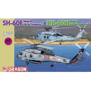 DRAGON 4619 1/144 美國.海軍 SH-60F&HH-60H'大洋鷹'直昇機/HS-6中隊式樣