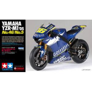 TAMIYA 14116 1/12 山葉機車 YZR-M1摩托車/2005年GP賽事46號第5車塗裝式樣