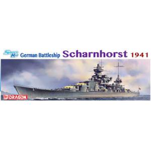 DRAGON 1036 1/350 WW II德國.海軍 '沙恩霍斯特'級'沙恩霍斯特/SCHARNHORST'戰列艦/1941年分