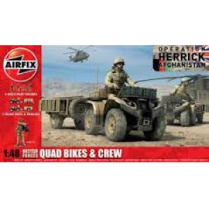 AIRFIX A-04701 1/48 HERRICK阿富汗行動列-英國.陸軍 特殊部隊四輪傳動車與人物