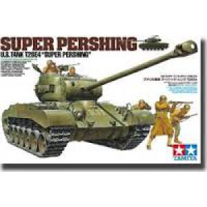 TAMIYA 35319 1/35 美國.陸軍 T-26E4'超級潘興'重型坦克帶步兵人物