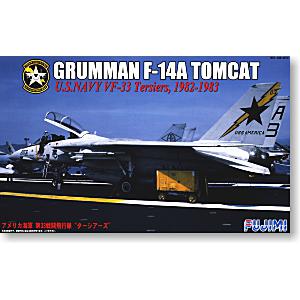 FUJIMI 330112-S-6 1/48 美國.海軍 F-14A'雄貓'戰鬥機/VF-33中隊塗裝式樣