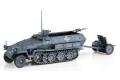DRAGON 7371 1/72 WW II德國.陸軍 Sd.Kfz.251/1Ausf.C半履帶車帶PAK35/36榴砲