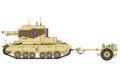 BRONCO CB-35077SP 1/35 二戰英國陸軍 25磅'主教'自行火炮及27號彈藥拖車@@