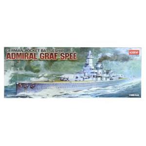 ACADEMY 14103 1/350 WW II德國.海軍 德意志級'格拉夫.斯佩上將號'袖珍戰艦