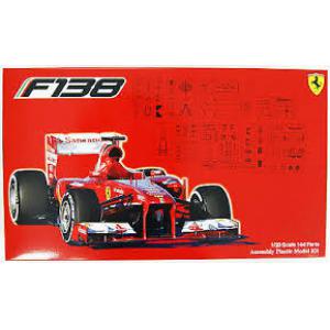 FUJIMI 092027-GP-16 1/20 法拉利車隊 Ｆ-138方程式賽車／2013年.中國站式樣