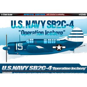 AGADEMY 12545 1/72 WW II美國.海軍 SB2C-4'地獄俯衝者'俯衝轟炸機/極冰行動