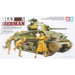 TAMIYA 35250 1/35  WW II美國.陸軍 M-4A3'謝爾曼'帶75mm炮前線突破支援用坦克