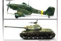 ACADEMY 12539 1/72 WW II蘇.德戰爭 德國.空軍JU-87G2'斯圖卡'俯衝轟炸機+蘇聯.陸軍JS-2重型坦克/2合1組