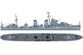 TAMUYA 31909 1/700 WW II英國.海軍 E級驅逐艦