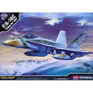 ACADEMY 12505 1/72 美國.海軍 F/A-18C'大黃蜂'戰鬥機 /Chippy Ho塗裝式樣1995年