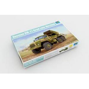 TRUMPETER 01014 1/35 俄羅斯.陸軍 BM-21'冰雹'後期生產型自行火箭炮
