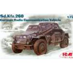 ICM 72431 1/72 WWII 德國.陸軍 Sd.Kfz.260 裝甲通信車