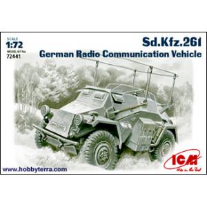 ICM 72441 1/72 WW II德國.陸軍 Sd.Kfz.261輪型無線電連絡車 @@