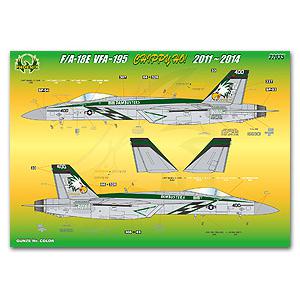 PHOENIX pho-32035 1/32 美國.海軍 F-18E'超級大黃蜂'戰鬥機適用水貼紙/2011-14年CHIPPY HO VFA-195中隊式樣