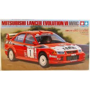 TAMIYA 24220 1/24 三菱汽車 LANTER EVO 6代轎跑車 /1999年份拉力賽式樣