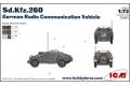 ICM 72431 1/72 WWII 德國.陸軍 Sd.Kfz.260 裝甲通信車
