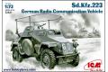 ICM 72421 1/72 WW II德國.陸軍 Sd.Kfz.223輪型無線電連絡車 @@