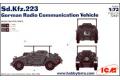 ICM 72421 1/72 WW II德國.陸軍 Sd.Kfz.223輪型無線電連絡車 @@