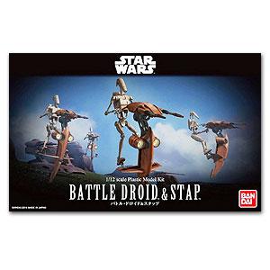 BANDAI 207575 1/12 星際大戰系列--前傳.戰鬥機器人與飛艇 Battle Droid & STAP