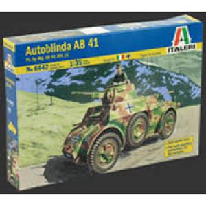 ITALERI 6442 1/35 WW II 義大利陸軍Autoblinda AB-41輪型裝甲車@@