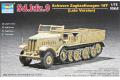 TRUMPETER 07252 1/72 WW II德國.陸軍 Sd.Kfz. 9 後期生產型18噸半履帶牽引車