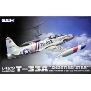 G.W.H L-4819 1/48 美國.空軍 T-33A'射星'早期生產型教練機
