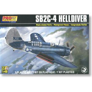 PRO MODEL 85-5983 1/48 WW II美國.海軍 SB2C-4'地獄潛水者'俯衝轟炸機