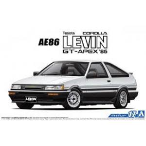 AOSHIMA 052259 1/24 豐田汽車 AE-86 COROLLA GT-APEX 1985年型轎跑車