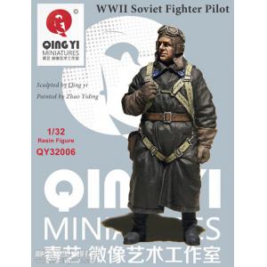 青藝徽像藝術/QING YI 32006 1/32 二戰蘇聯.空軍王牌 鮑里斯.薩傅諾夫人物