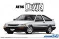 AOSHIMA 052259 1/24 豐田汽車 AE-86 COROLLA GT-APEX 1985年型轎跑車