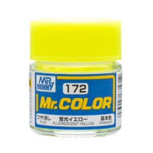 GUNZE GC-172  硝基/洋乾漆-172瑩光黃(平坦光澤) FLUORESCENT YELLOW