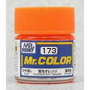 GUNZE GC-173  硝基/洋乾漆-173瑩光橘(平坦光澤) FLUORESCENT ORANGE