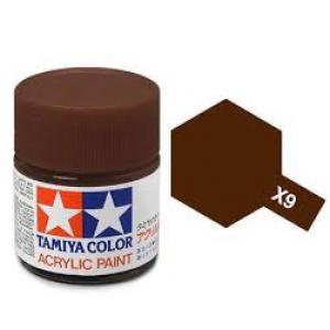 TAMIYA x-9  壓克力系水性/亮棕色 BROWN 45032783