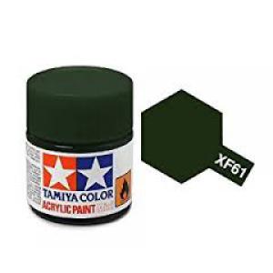 TAMIYA xF-61  壓克力系水性/暗綠色 DARK GREEN 45035876