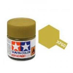 TAMIYA xF-60  壓克力系水性/暗黃色(平坦光澤) DARK YELLOW 45035869