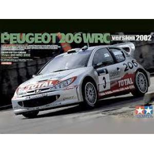 TAMIYA 24255 1/24 標誌汽車 206 賽車 / WRC 2002年塗裝式樣