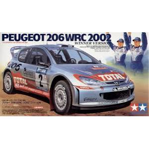 TAMIYA 24262 1/24 標誌汽車 206 賽車  / 2002年拉力賽事塗裝式樣