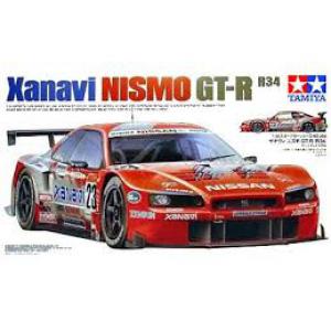 TAMIYA 24268 1/24 日產汽車 SKYLINE R-34 GT-R賽車/XANAVI-NISMO塗裝式樣