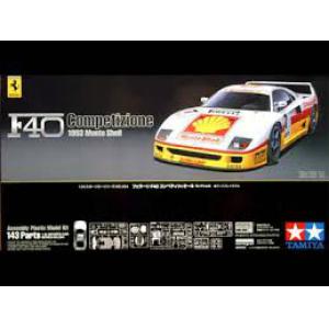 TAMIYA 24284 1/24 法拉利汽車 F40跑車/1993年MONTE SHELL式樣