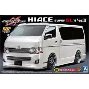 AOSHIMA 006634 1/24 豐田汽車 HIACE SUPER GL VER.III休旅車/2010年式樣